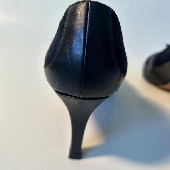 Black suede & leather Manolo Blahnik - Picture 9 of 9